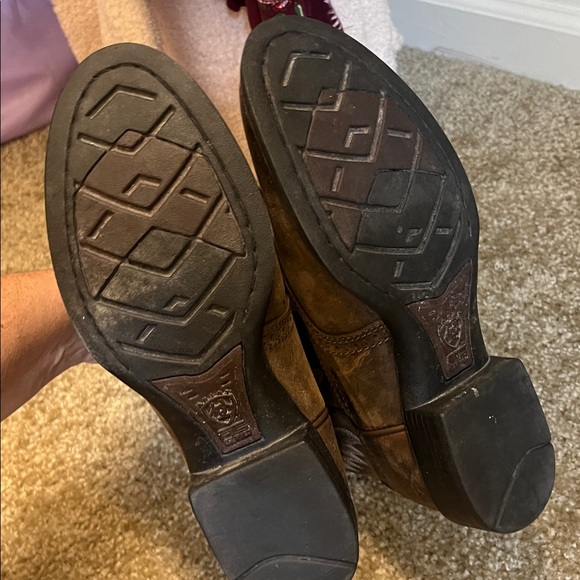 Ariat Sz 6.5 Leather Cowboy Boot - Picture 4 of 4